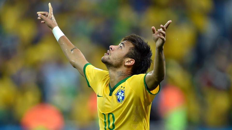 نیمار دا سیلوا|جشن نیمار بعد از باز کردن قفل دروازه تیم ملی کرواسی .