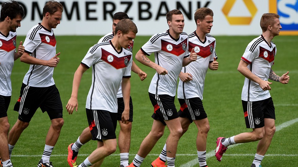 آلمان|تمرین گروهی تیم ملی آلمان
