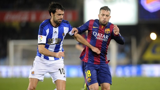 جوردی آلبا|رئال سوسیداد 1 - 0 بارسلونا / لالیگا