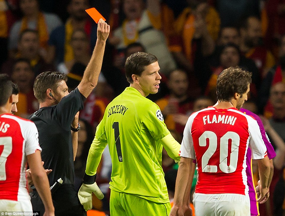 وویتخ شزنی|آرسنال 4-1 گالاتاسرای / لیگ قهرمانان