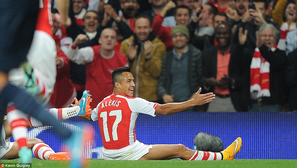 الکسیس  سانچز|آرسنال 1-2 ساوتهمپتون / جام اتحادیه