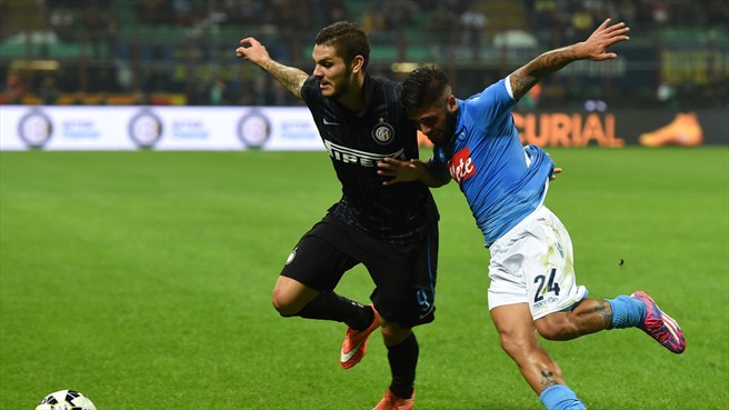 مائورو ایکاردی - لرنزو اینسینیه|اینتر میلان 2 - 2 ناپولی / سری آ