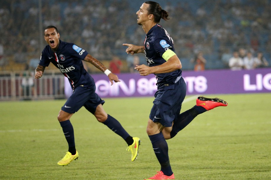 زلاتان ایبراهیموویچ|پاریس سن ژرمن 2-0  گوین گمپ / سوپر کاپ