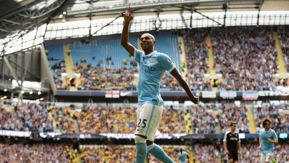 فرناندینیو|منچستر سیتی 2 - 0 واتفورد / لیگ جزیره