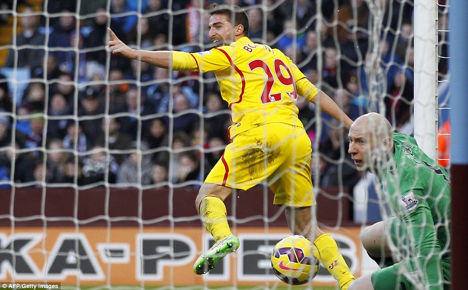 فابیو بورینی|آستون ویلا 0 - 2 لیورپول / لیگ جزیره