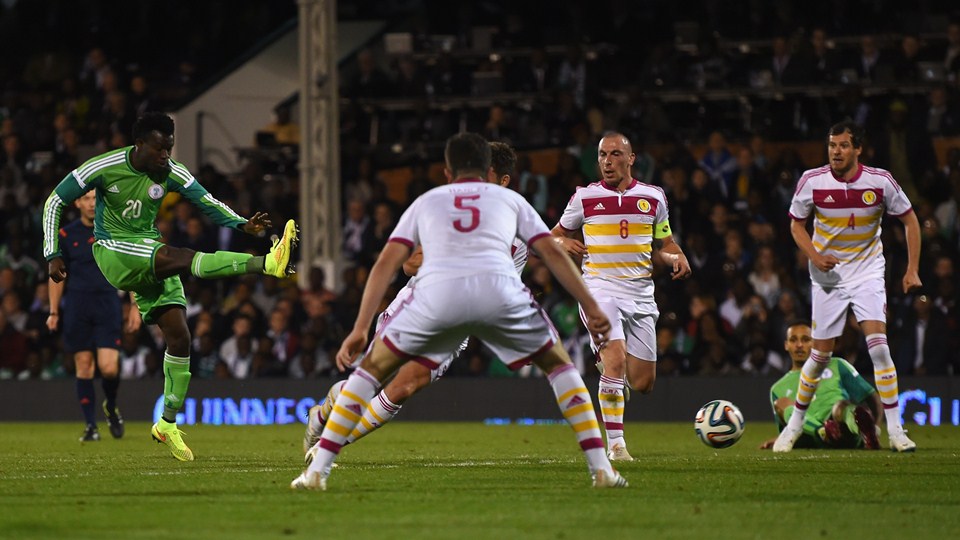 امانويل نوساخار ایگبور|نیجریه ۲ - ۲ اسکاتلند