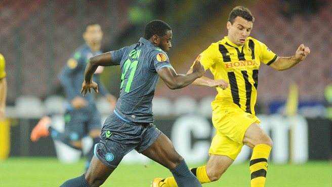 دووان زاپاتا|ناپولی 3 - 0 یانگ بویز / لیگ اروپا