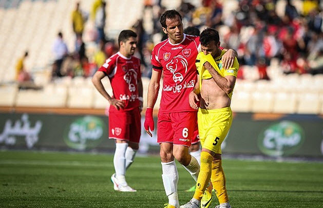 محسن بنگر|پرسپولیس تهران 2 - 2 راه آهن / لیگ برتر