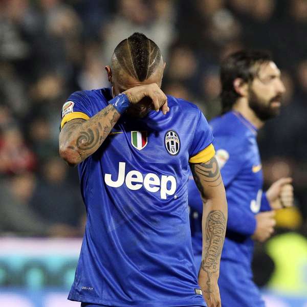 آرتور ویدال|چزنا 2 - 2 یوونتوس / سری آ