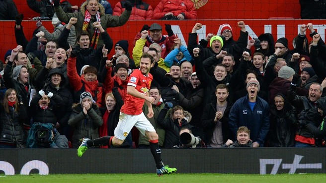 خوان ماتا|منچستر یونایتد 3 - 0 لیورپول / لیگ جزیره