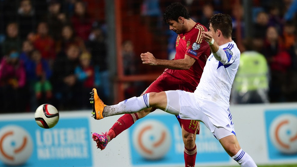 دیگو کاستا|لوکزامبورگ 0 - 4 اسپانیا / مقدماتی یورو 2016