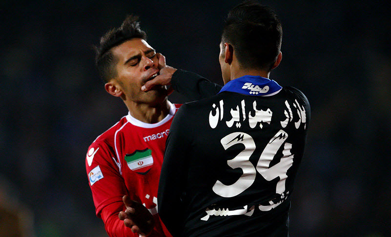 میلاد فخرالدینی - امید عالیشاه|استقلال تهران 1 - 2 پرسپولیس تهران / لیگ برتر (دربی 79 )