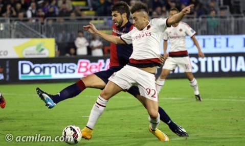 استفان الشعراوی|کالیاری 1 - 1 میلان / سری آ ایتالیا