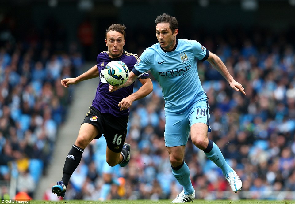 فرانک لمپارد|منچستر سیتی 2 - 0 وستهام / لیگ جزیره