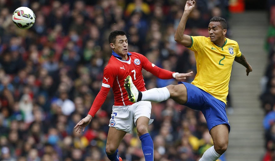 الکسیس سانچز|برزیل 1 - 0 شیلی / دیدار دوستانه