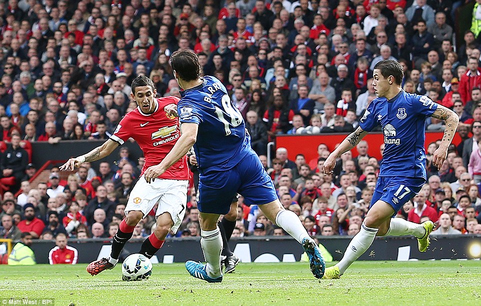 آنخل دی ماری|منچستریونایتد 2-1 اورتون / لیگ برتر