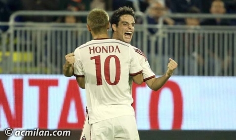 جياكومو بوناونتورا|کالیاری 1 - 1 میلان / سری آ ایتالیا