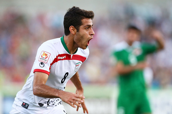 مرتضی‌ پور علی گنجی|ایران 1 (6) - (7) 1 عراق / جام ملت های آسیا 2015