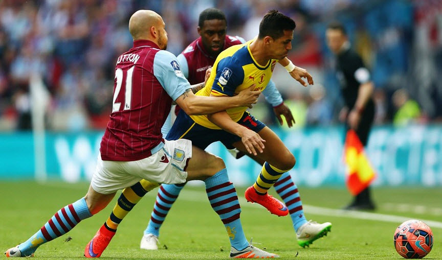 الکسیس سانچز|آرسنال 4 - 0 آستون ویلا / جام حذفی