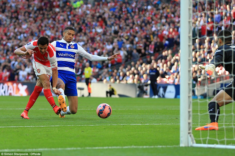 الکسیس سانچز|ریدینگ 1 - 2 آرسنال / جام حذفی