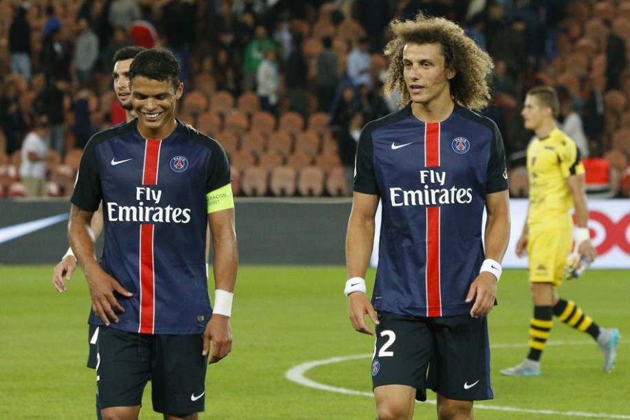 داوید لوئیز - تیاگو سیلوا|پاریس سن ژرمن 2 - 0 گازیله آژاکسیو / لیگ 1 فرانسه