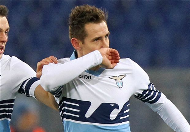 شادمانی ميروسلاو كلوزه|لاتزیو 3 - 1 میلان / سری آ