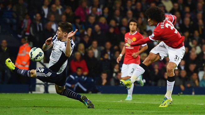 مروان فِلایِنی|وست‌بروم 2 - 2 منچستر یونایتد / لیگ جزیره