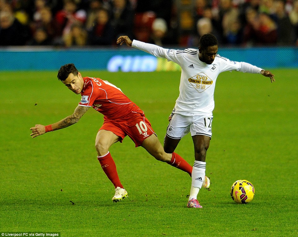 فیلیپه کوتینیو|لیورپول 4 - 1 سوانسی / لیگ جزیره