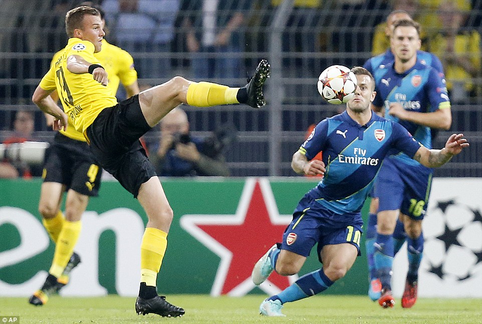 جک ویلشر - گروسکروتز|دورتموند 2-0 آرسنال /  لیگ قهرمانان