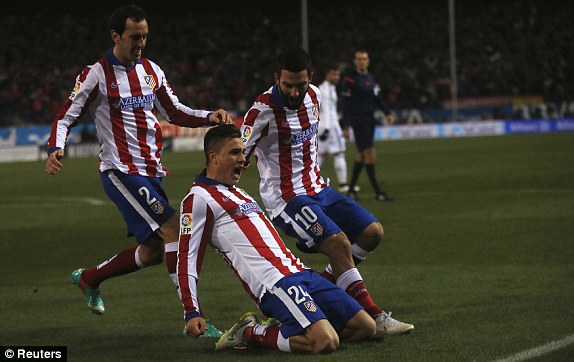 خوزه خیمنز|اتلتیکو مادرید 2 - 0 رئال مادرید / جام حذفی اسپانیا