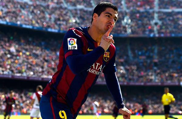 لوئیس سوارز|بارسلونا 6 - 1 رایو والکانو / لالیگا