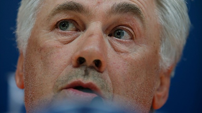 نشست مطبوعاتی سرمربی رئال پیش از فینال لیگ قهرمانان اروپا|کارلو آنجلوتی در کنفرانس مطبوعاتی پیش از دیدار تیمش برابر اتلتیکو مادرید در فینال لیگ قهرمانان اروپا با خبرنگاران دیدار می کند.