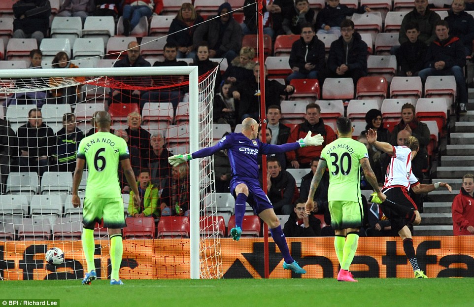 اولا تویوُنِن|ساندرلند 1 - 4 منچستر سیتی / جام اتحادیه