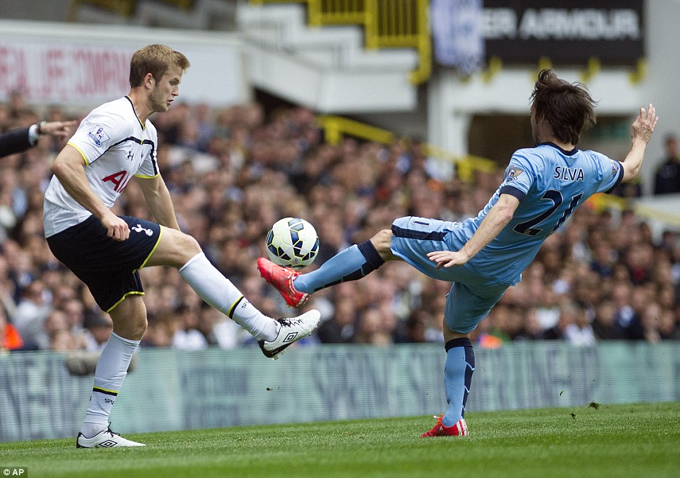 داوید سیلوا|تاتنهام 0 - 1 منچستر سیتی / لیگ جزیره