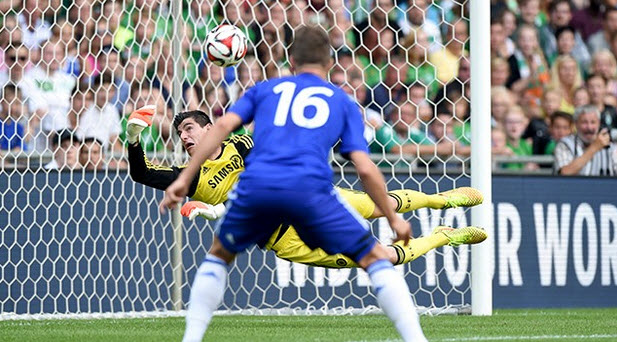 تیبات كورتوا|چلسی 0-3 وردربرمن / دیدار دوستانه