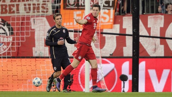 رابرت لواندوفسکی|بایرن مونیخ 5 - 0 دینامو زاگرب / لیگ قهرمانان