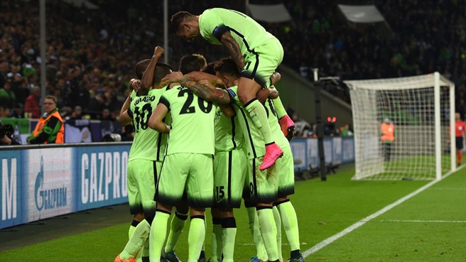 سرخیو آگوئرو|مونشن گلادباخ 1 - 2 منچستر سیتی / لیگ قهرمانان