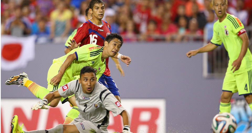 شينجی کاواگا|گلزنی شینجی کاگاوا در این بازی برای ژاپن