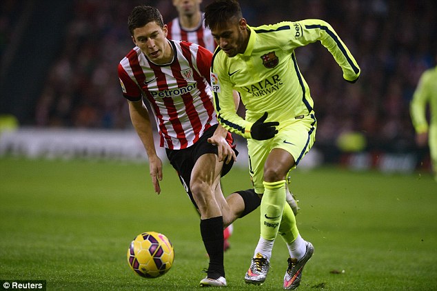 نیمار|اتلتیک بیلبائو 2 - 5 بارسلونا / لالیگا