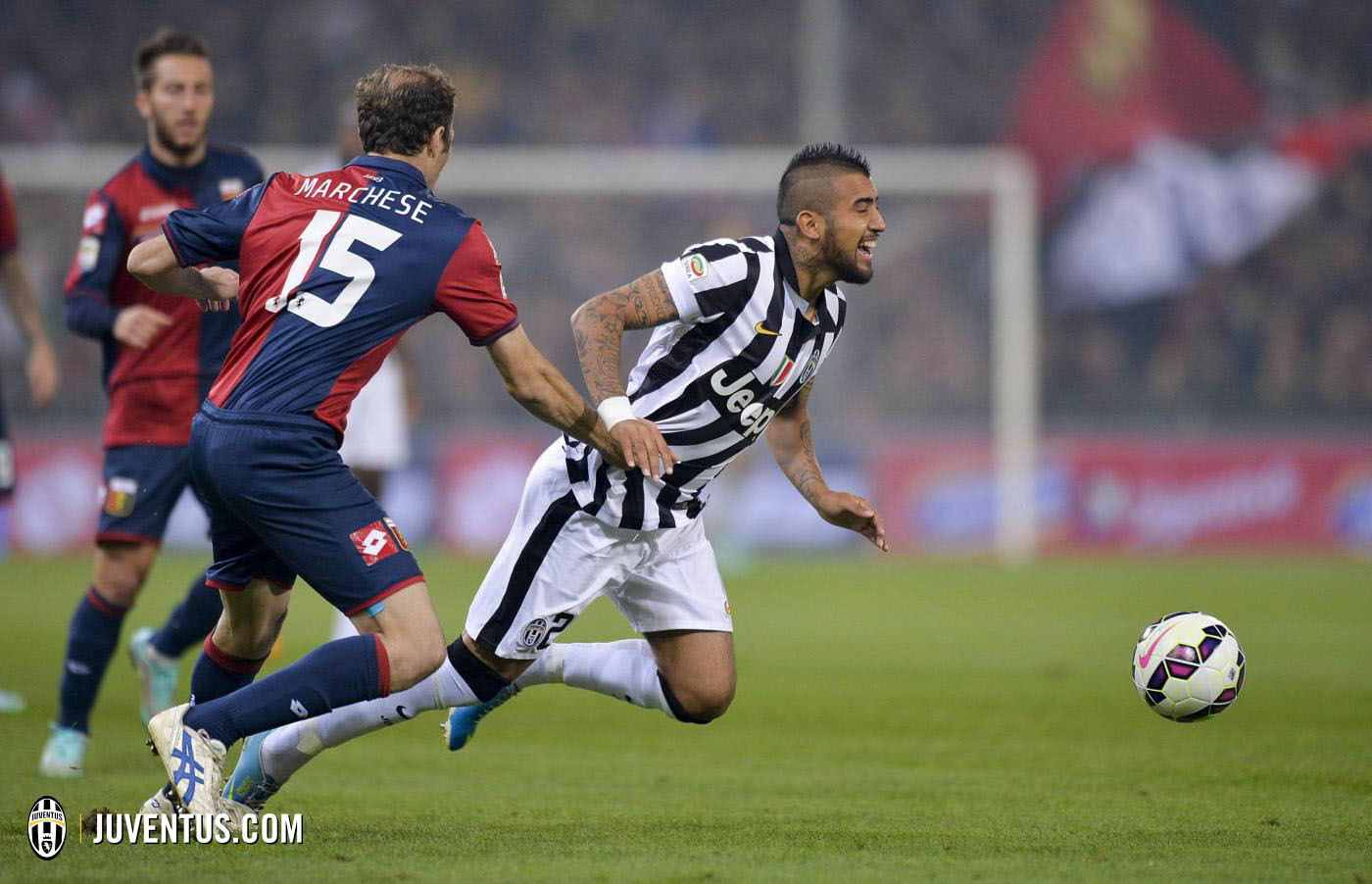 آرتور ویدال|جنوا 1 - 0 یوونتوس /  سری آ ایتالیا