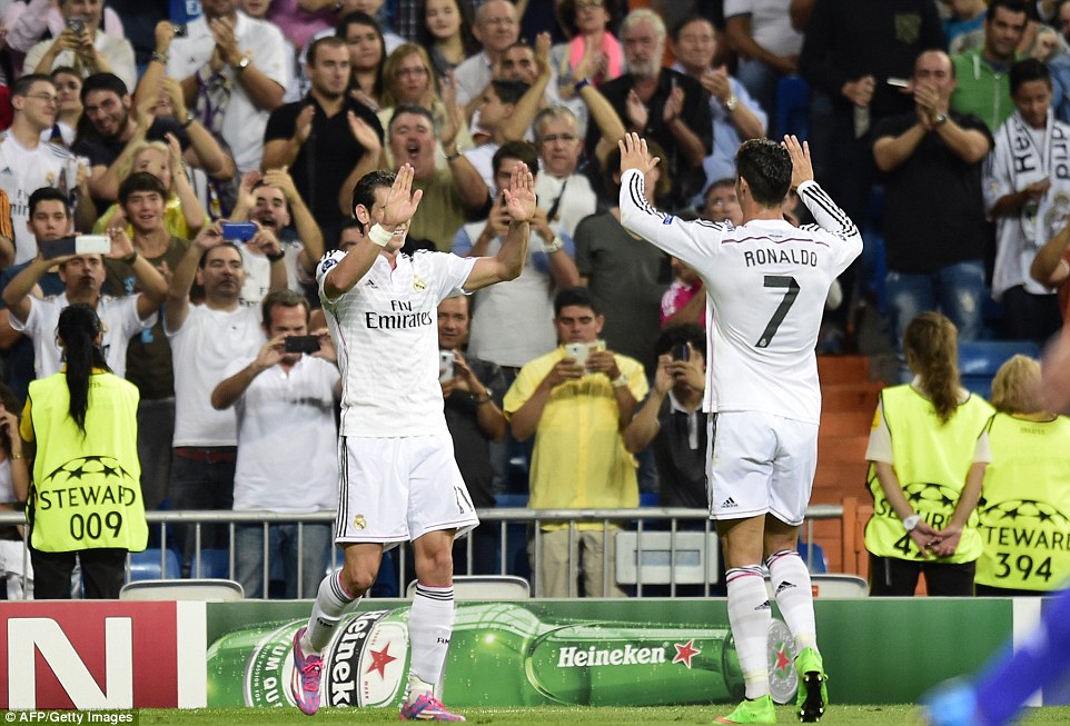 کریستیانو رونالدو - گرت بیل|رئال مادرید 5-1 بازل / لیگ قهرمانان