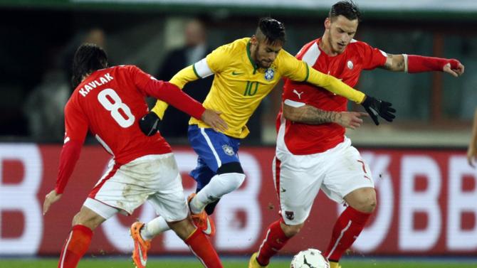 نیمار|اتریش 1 - 2 برزیل/ دیدار دوستانه