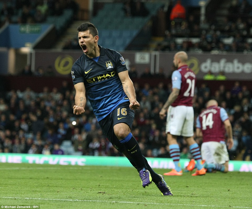 سرخیو آگرو|آستون‌ویلا 0 - 2 منچستر سیتی/ لیگ برتر