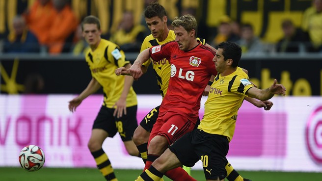 هنريخ مخیتاریان|دورتموند 0-2 لورکوزن / بوندسلیگا