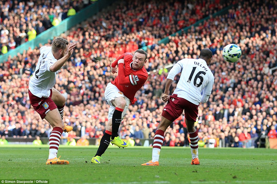 وین رونی|منچستر یونایتد 3 - 1 آستون ویلا / لیگ جزیره