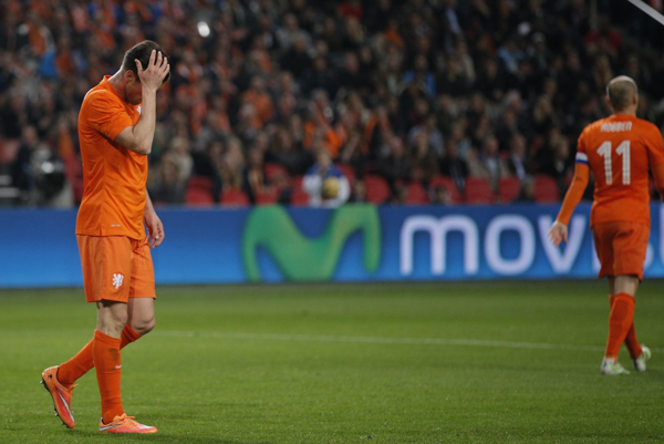 حسرت بازیکن هلند|هلند 2 - 3 مکزیک / دیدار دوستانه