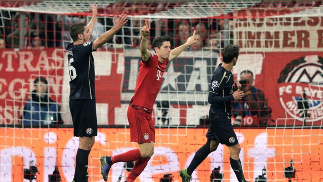 رابرت لواندوفسکی|بایرن مونیخ 5 - 0 دینامو زاگرب / لیگ قهرمانان