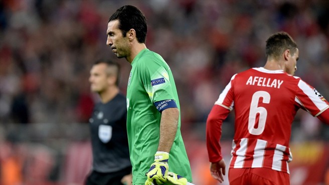 جیانلوئیجی بوفون|المپیاکوس 1 - 0 یوونتوس / لیگ قهرمانان