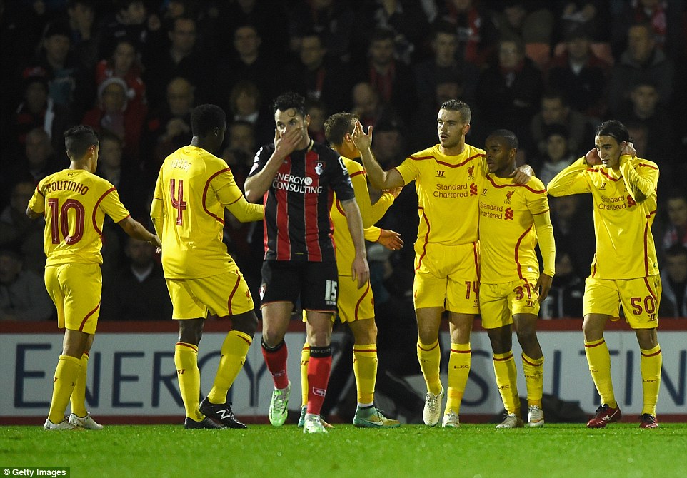 جردن هندرسون|ای اف سی بورنموث 1 - 3 لیورپول / جام اتحادیه