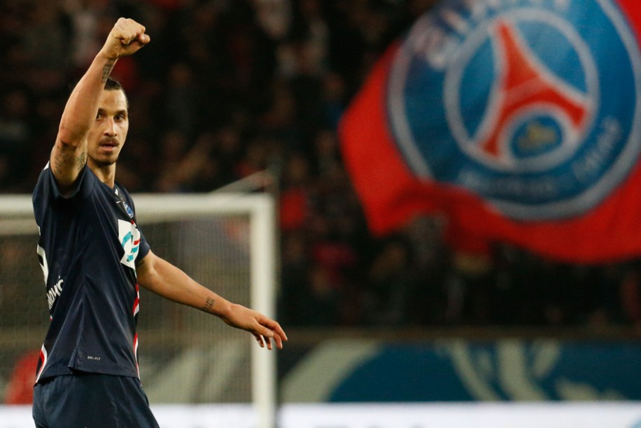 زلاتان ایبراهیموویچ|پاریس سن ژرمن 4 - 1 سنت ایتن / جام حذفی